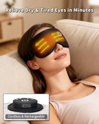 Heated Eye Mask FSA- HSA Eligible Cordless Pure Mulberry Silk Eye Mask - Image 4