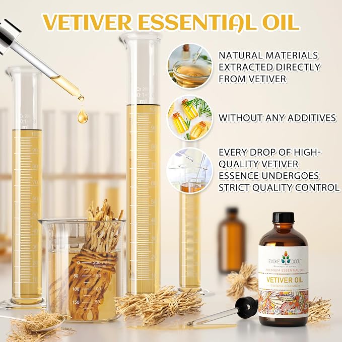 EVOKE OCCU Pure & Natural Vetiver Essential Oil - Image 4