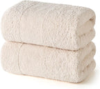 REDKISS Towels 2 Pack Luxury Extra Large Bath Towels Set 30 x 58 Inches – 100% by REDKISSOnline