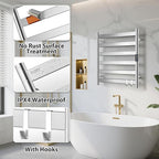 R FLORY Heated Towel Rack for Bathroom, 6 Bar Wall Mounted Towel Warmer Rack - Image 7