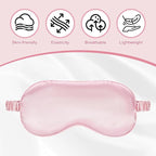 16 Pcs Satin Silk Eye Mask Blackout Sleeping Blindfolds Bulk Smooth Sleep Mask - Image 7