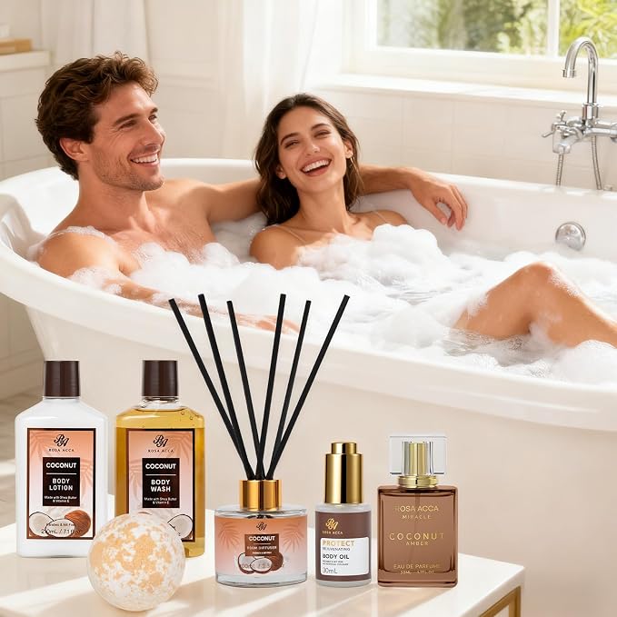 35 Pcs Coconut Vanilla Spa Gift Basket - Image 7