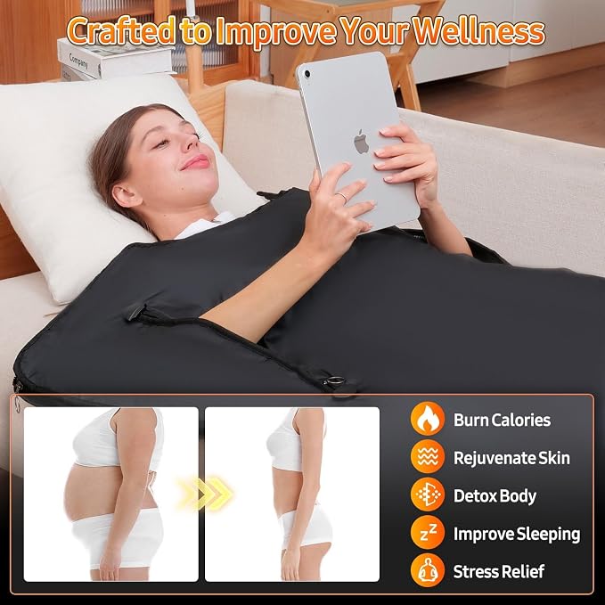 Infrared Sauna Blanket for Home: Portable Design Full Body Detox Therapy - Image 6