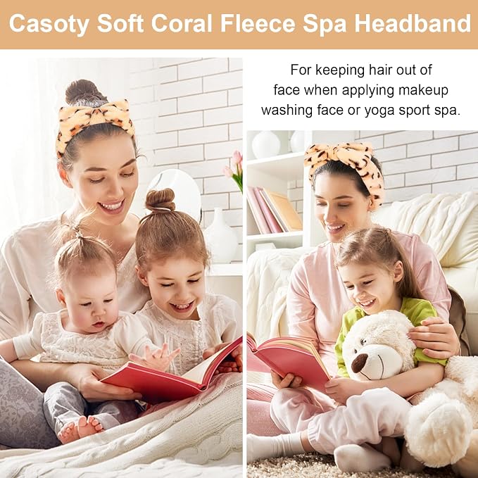 Casoty 6 Pcs Spa Headband, Hair Band - Image 6
