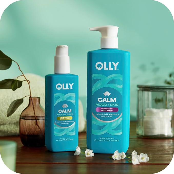 OLLY Calm Body Wash with Hyaluronic Acid, Adaptogens & Vitamin B3– Nourishing - Image 5
