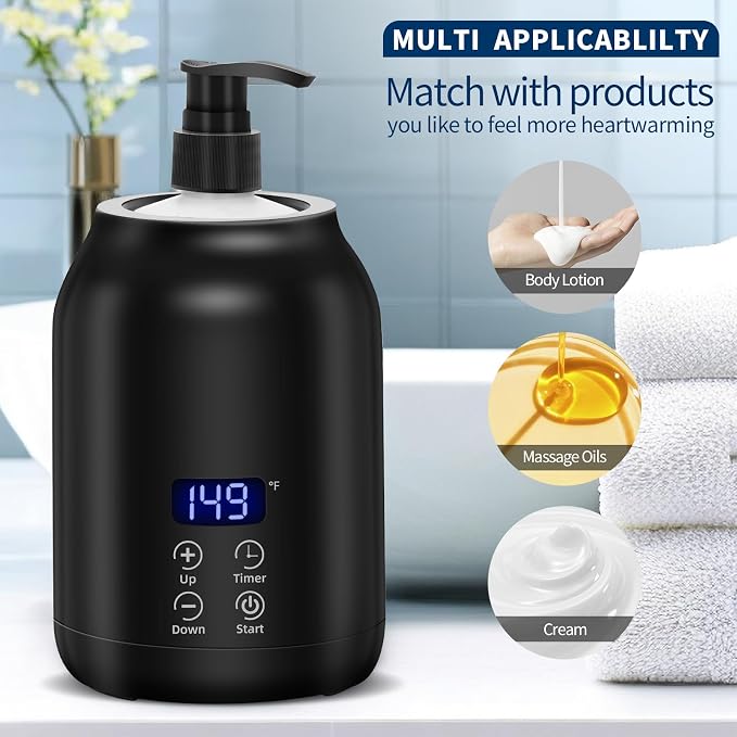 Massage Oil Warmer, Yofuly Electric Massage Oil Digital Heater - Image 5