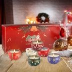 24Pack Christmas Scented Candle Tins Gift Set - Image 8