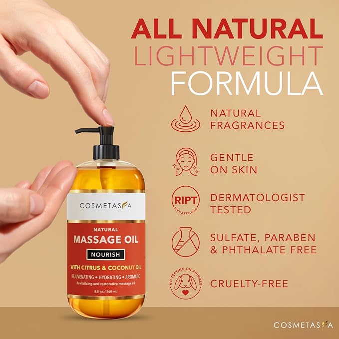 Natural Nourishing Massage Oil - Image 5