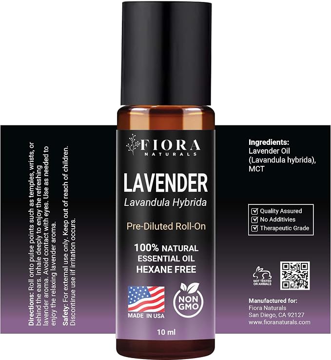 Lavender Essential Oil Roll On – Pre-diluted Calming Lavender Oil - Image 8