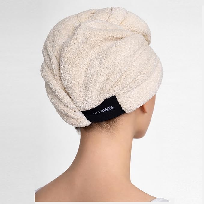 Smart Hair Towel™ – Slim Shape Microfiber Hair Wrap - Image 4