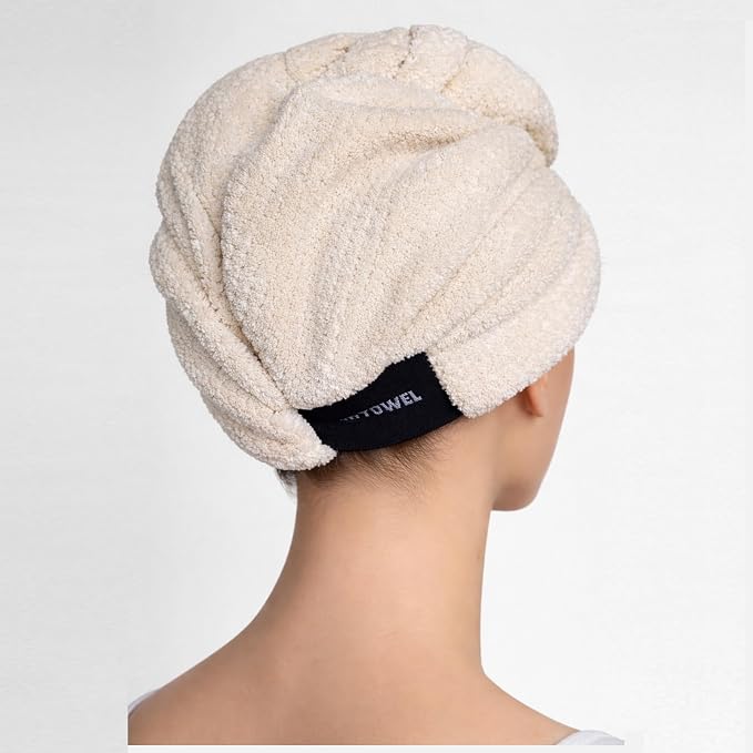 Smart Hair Towel™ – Slim Shape Microfiber Hair Wrap - Image 4