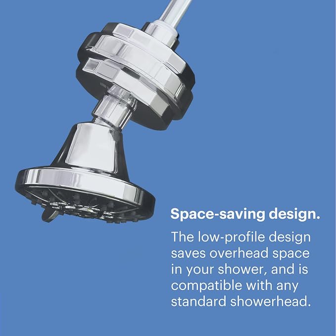 Brondell Shower Filter VivaSpring, Compact Brushed Nickel – High Output - Image 6