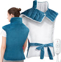 Comfytemp Heating Pad for Back Neck Shoulders, Weighted Electric Heating Pad by Comfytemp