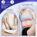 Veicomtech Dual Ionic Foot Bath Detox Machine, 2 in 1 Foot Detox Machine - Image 3