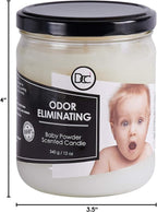 Baby Powder Odor Eliminating Highly Fragranced Candle - Image 10