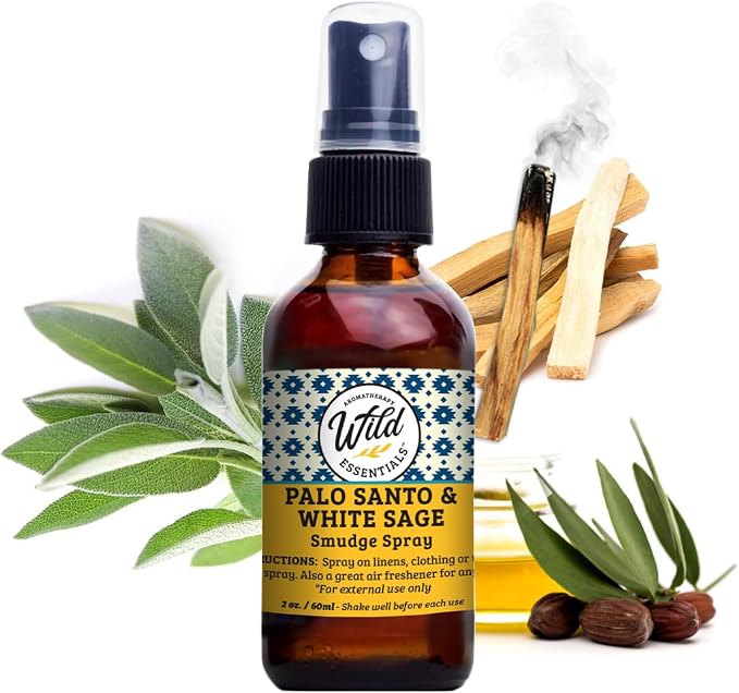 Wild Essentials All Natural Essential Oil Sprays, 2 Ounce, Organic Witch Hazel by WildEssentials