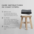 Fromm ColorSafe 100% Cotton Bleach Proof Salon Hair Towels - Image 5