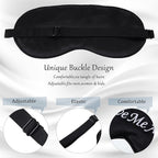 Geyoga 4 Pieces Funny Eye Mask for Sleep Soft Satin Eye Mask Blackout Blindfold - Image 4