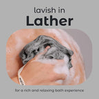 MainBasics Charcoal Infused Bath Shower Loofah Sponge Pouf Body Wash Scrubber - Image 4