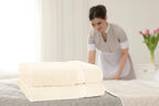 GLAMBURG 700 GSM Premium Cotton 2-Pack Oversized Extra Large Bath Sheet Set - Image 3