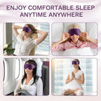 FlyCoco 99% Fully Block Out Light Eye Sleep Mask, 3D Deep Contoured Eyes Cover - Image 7