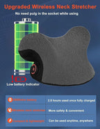 Wireless Heated Neck Stretcher for Pain Relief, Portable Cordless Neck Shoulder - Image 4