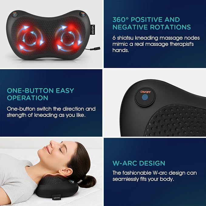 VOYOR-HEALTH Shiatsu Neck and Back Massager - Image 5