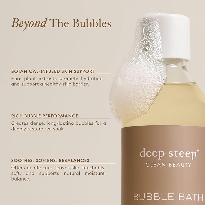 Deep Steep Bubble Bath, Mango Papaya, 10 oz – Soothing Soak - Image 5