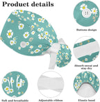 Women's Working Caps with Scrunchies Tarot Pattern Background Lace-Up Hat - Image 4