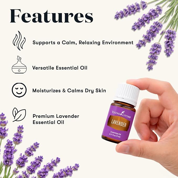 Lavender Essential Oil 5ml by Young Living – Pure Lavender Oil - Image 3