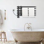 Towel Warmer Rack, 6 Bars Electric Wall Mounted Heated Towel Rack - Image 2