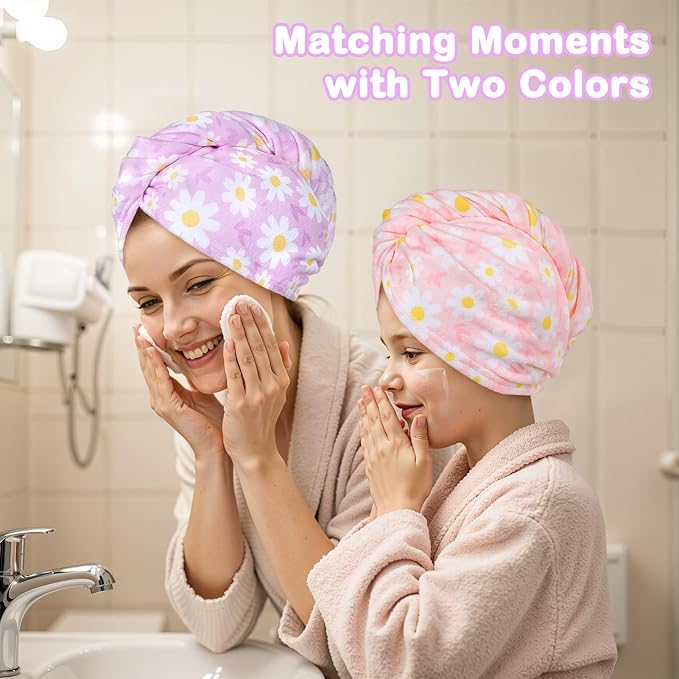 FIOBEE Microfiber Hair Towel Wrap - Image 2
