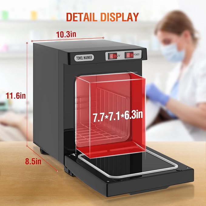 Towel Warmer Cabinet, 5L Hot Bath Towel Warmer Heating Use - Image 6