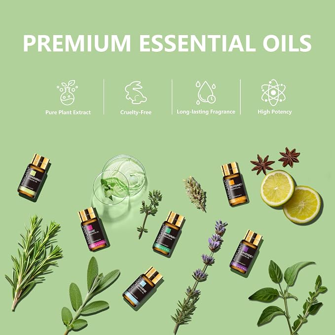 MAYJAM Tea Tree 20 Pcs Pure Essential Oil Gift Set, - Image 3