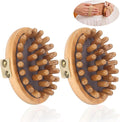 2PCS Meridian Massage Brush, Gua Sha Tool, Body Massage Brush, Wood Therapy by CraftedforYourComfort