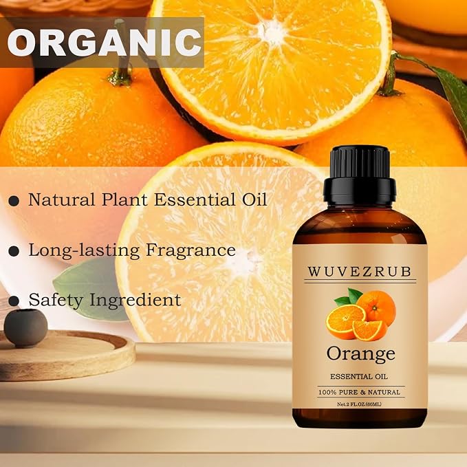 Orange Essential Oils, 60ML Pure and Natural Essential Oil - Image 4