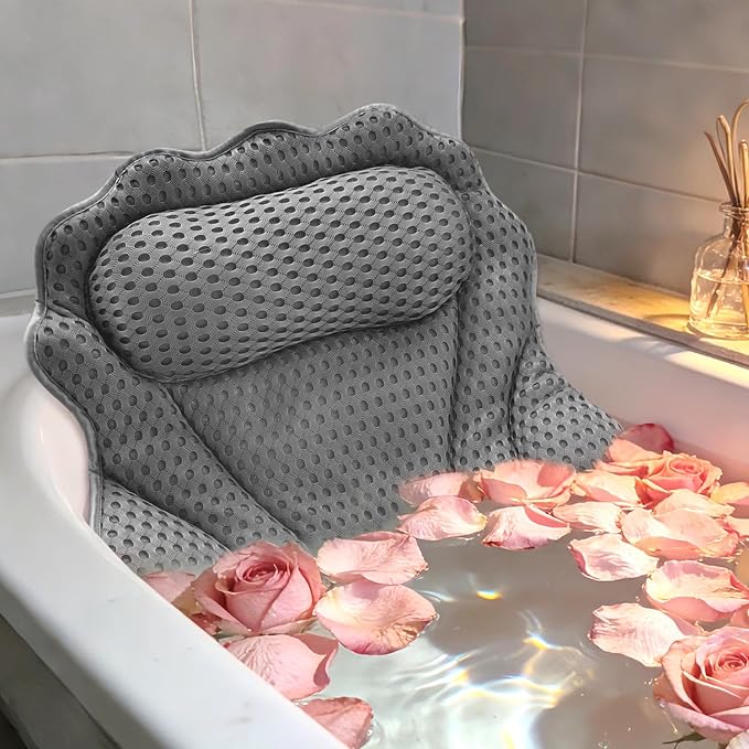 Joyibay Bath Pillow Ergonomic Luxury Bathtub Pillow by Joyibay