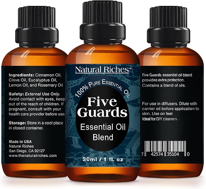 Natural Riches Five Guards Essential Oil Blend - Image 2