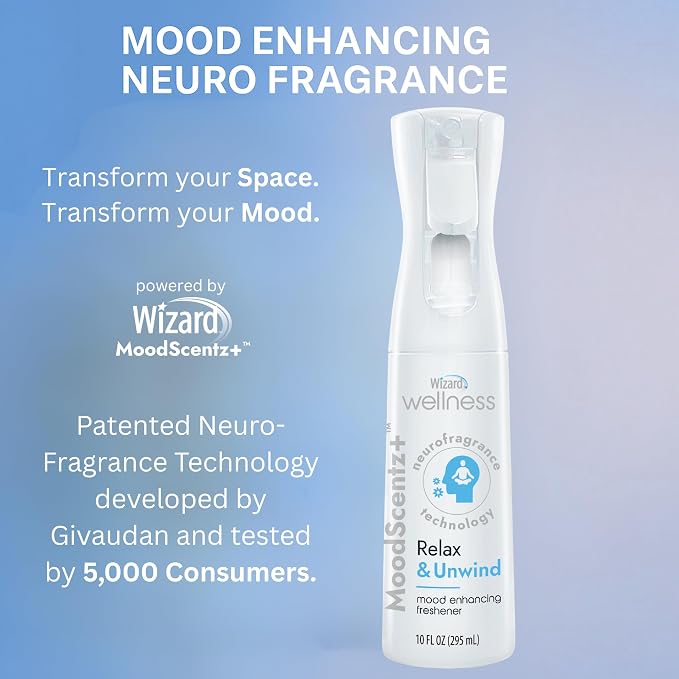 Wizard MoodScentz™ Patented Science-Backed Mood-Enhancing Room Mist, - Image 3