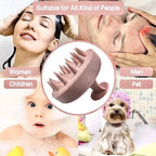 INVODA 4PCS Scalp Massage Brushes Ultra-Soft Silicone Shampoo Brushes - Image 6