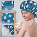 WSICSE 2 Packs Large Shower Caps - Image 4