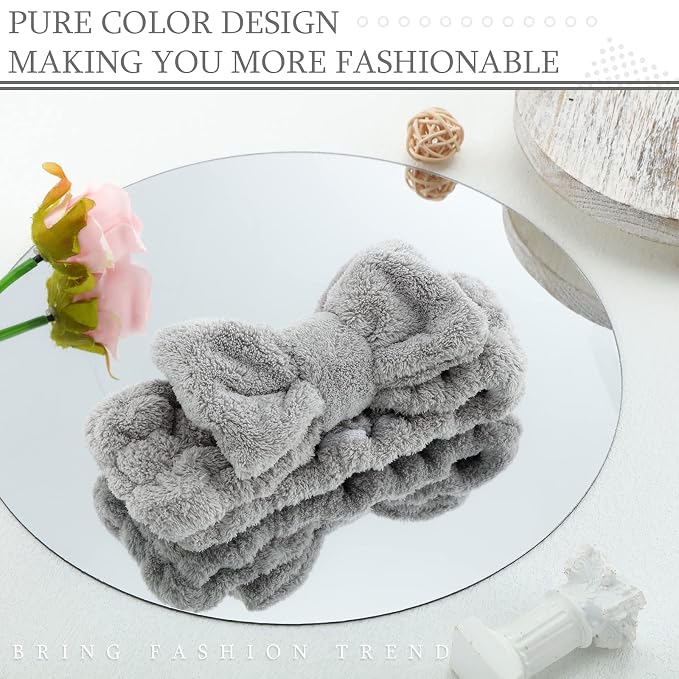 3 Pieces Towel Headbands for Women Makeup Headband for Washing Face Makeup Spa - Image 6