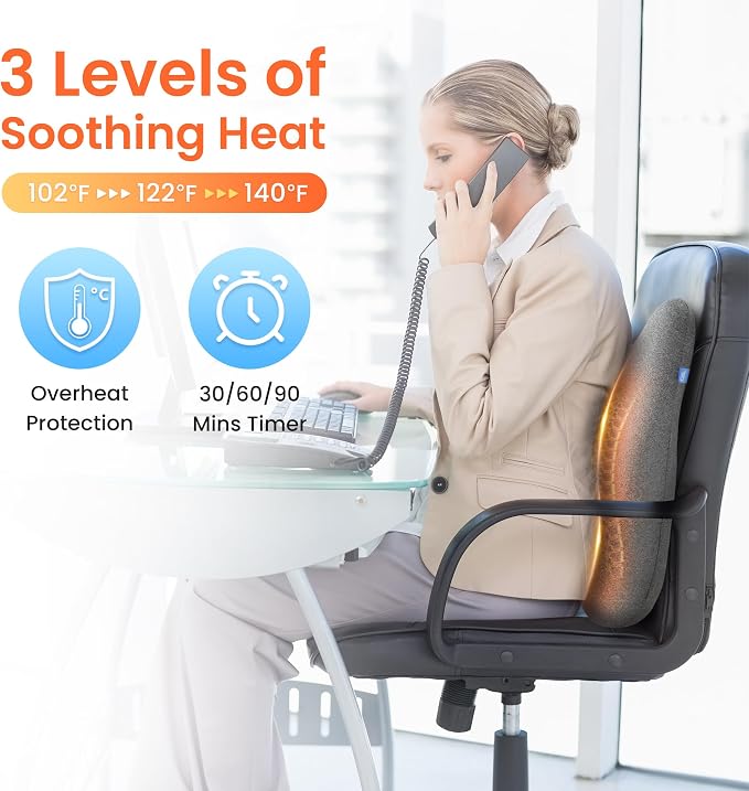 CILI Heated Lumbar Support Pillow - Image 2