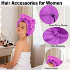 ELEBOX Extra Large Shower Cap for Braids/Curly Hair/Dreadlock | Reusable - Image 4