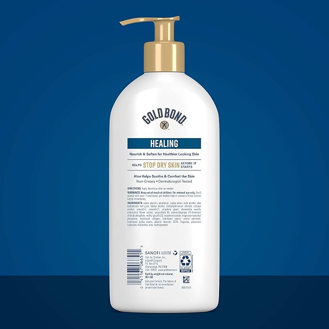 Gold Bond Healing Hydrating Lotion, 14 oz., Body Lotion - Image 3