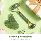 MANLENO Jade Roller & Gua Sha Set - Image 6