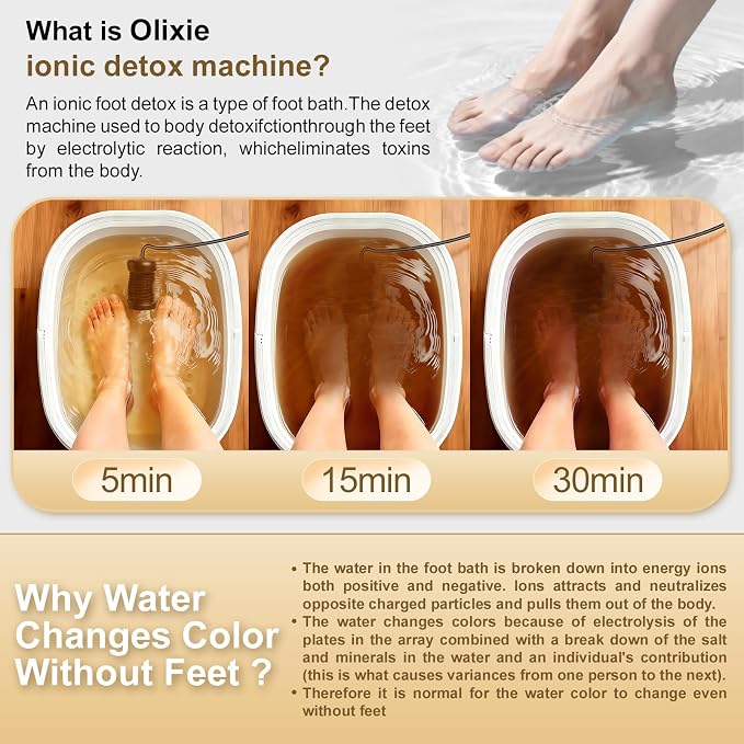 Ionic Foot Bath Detox Machine, Foot Detox Foot Bath Soak Tub - Image 2