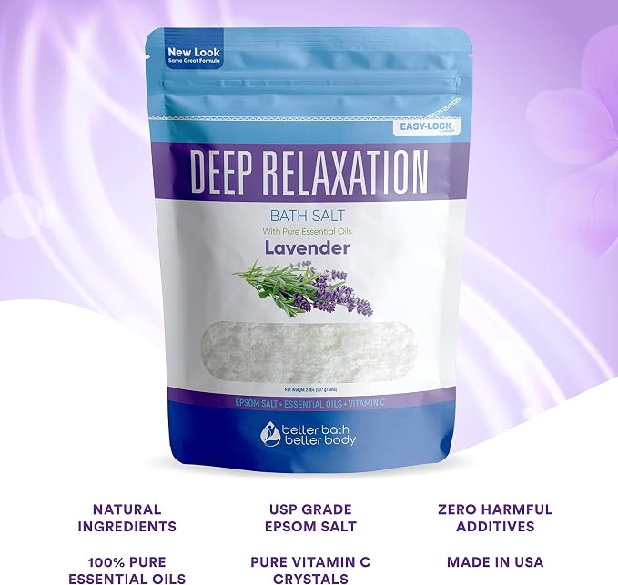 Deep Relaxation Bath Salt 32 Ounces Epsom Salt - Image 8