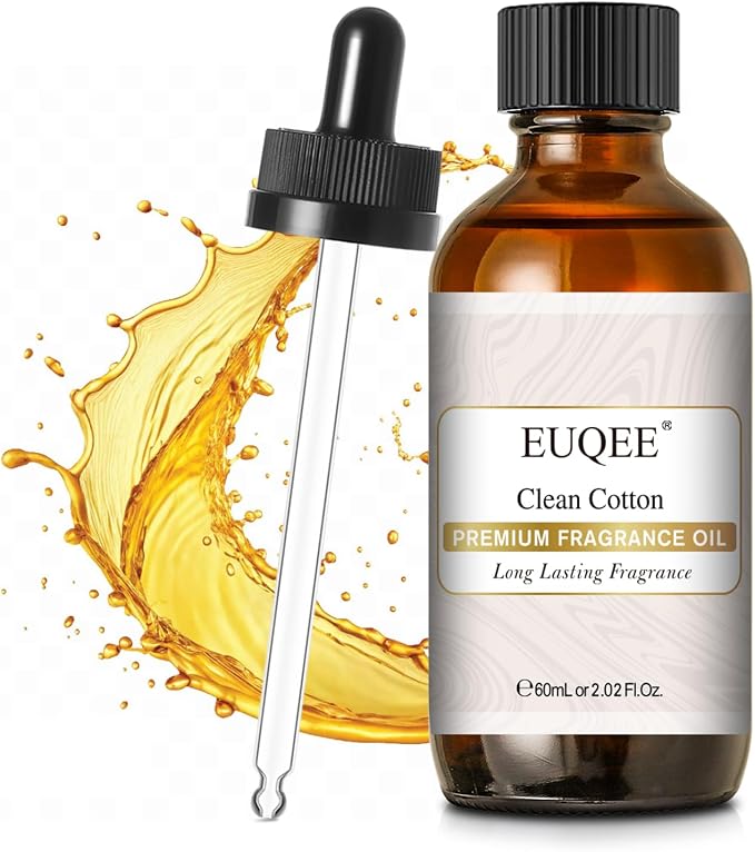 EUQEE Clean Cotton Fragrance Oil, 2.02 Fl oz/ 60ml Fragrance Oils by EUQEE