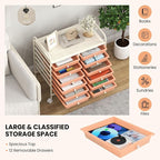 Giantex 12 Drawers Rolling Cart, Mobile Storage Drawer Cart, Classroom - Image 7